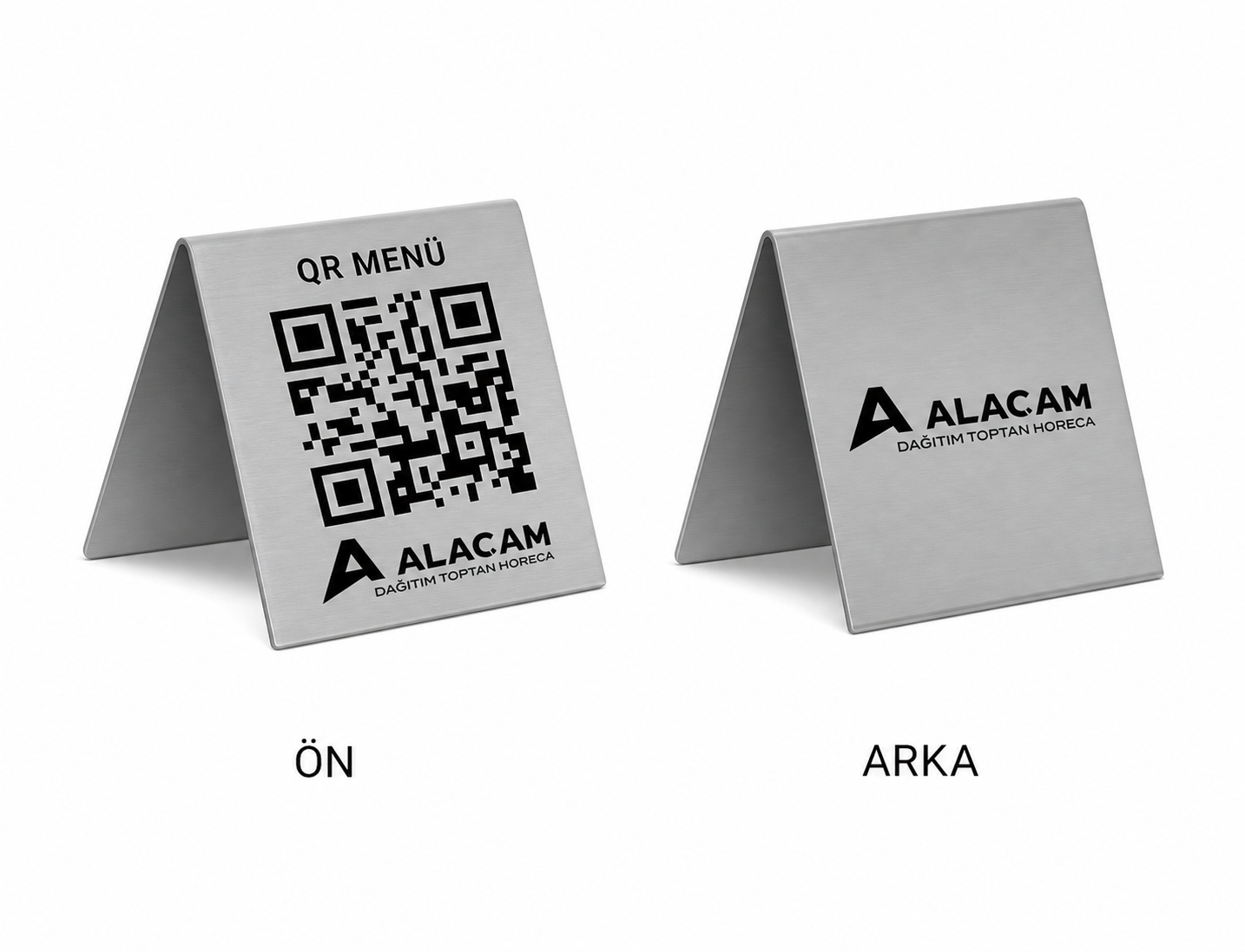 Metal QR Karekod Menü Standı
