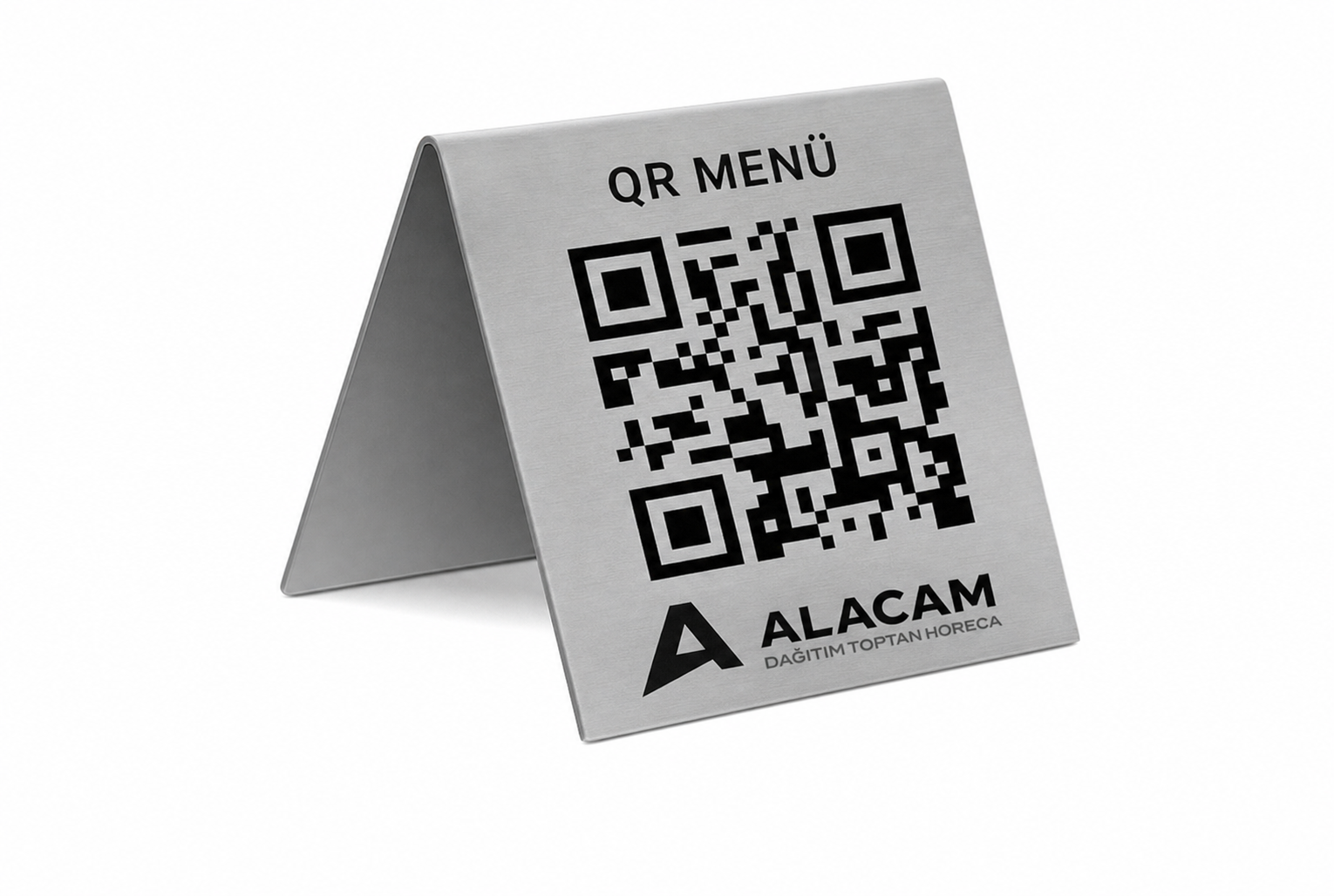 Metal QR Karekod Menü Standı