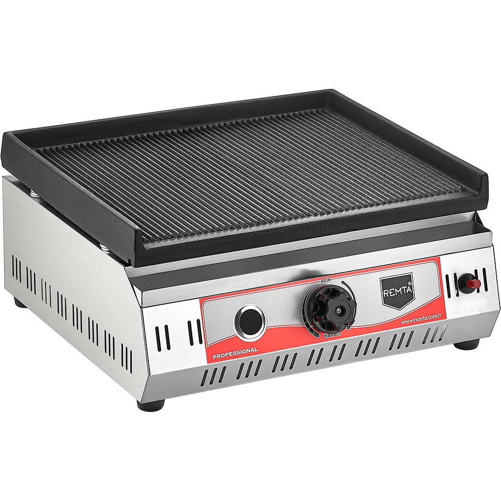 Remta 50 cm Tam Oluklu Döküm Izgara Gazlı CE
