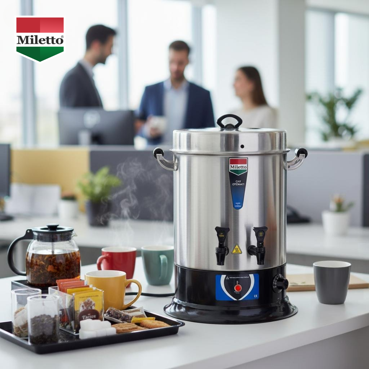 Miletto 250 Bardak Standart Çay Makinesi 22 lt