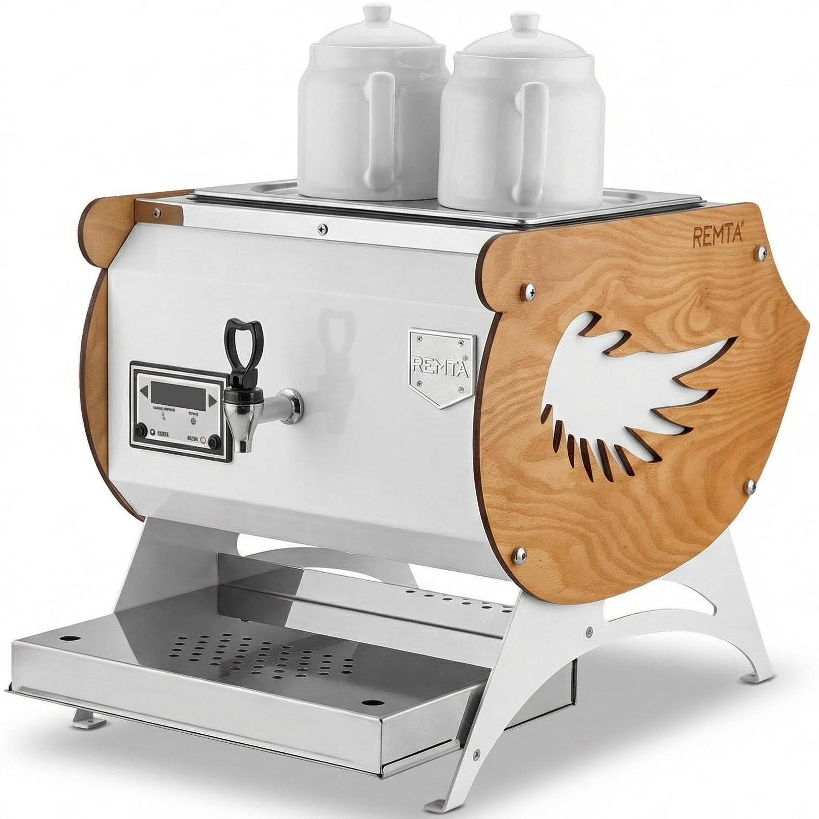 Remta Angel Model Çift Cidarlı 2 Demlikli Elektrikli Çay Makinesi 10 lt Şamandıralı - DE30S