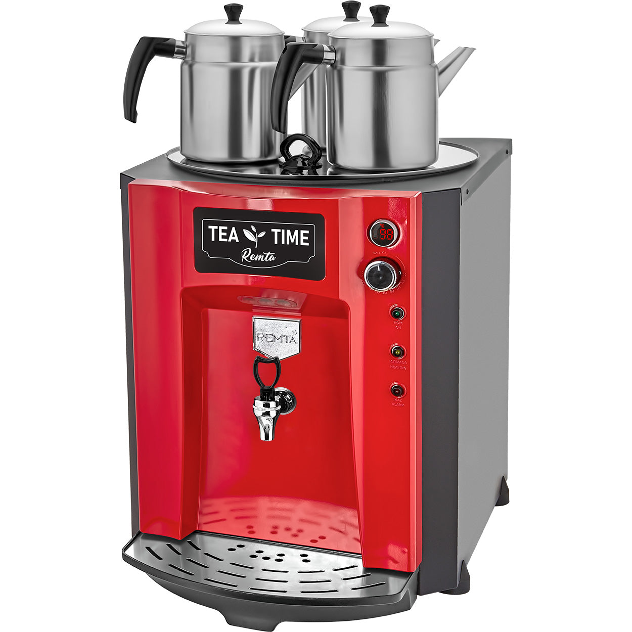 Remta 3 Demlikli 40 lt Premium Jumbo Çay Makinesi - DE10P