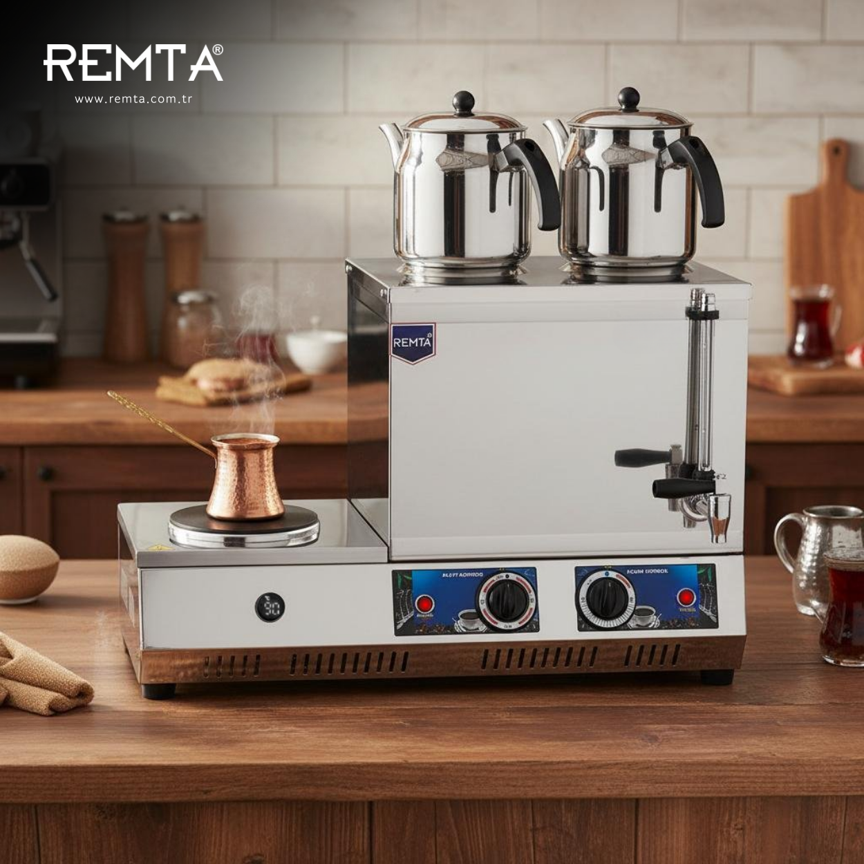 Remta 30 Model Elektrikli Çay Ocağı 24 lt