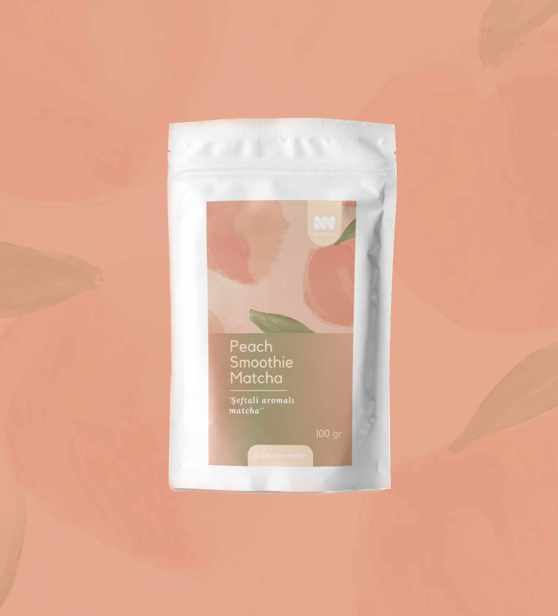 Peach Smoothie Matcha - Peach Smoothie Matcha