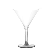 Şeffaf Premium Martini Bardağı, 280 ML