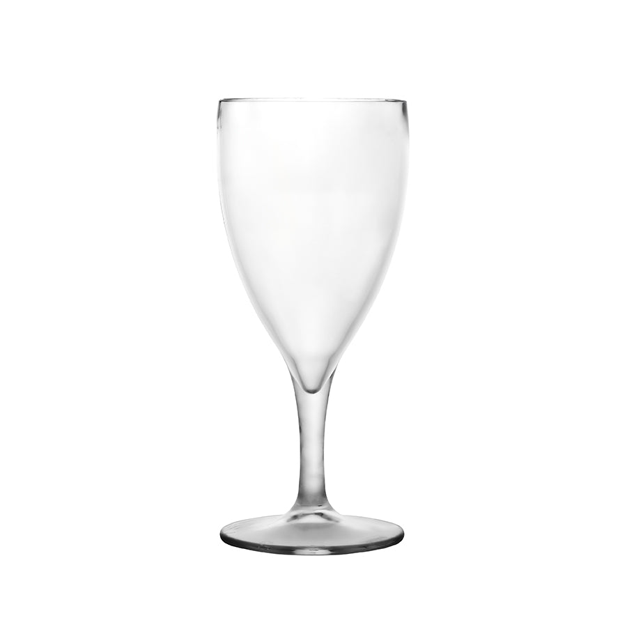 Şeffaf Premium Kumlu Şarap Bardağı, 230 ML