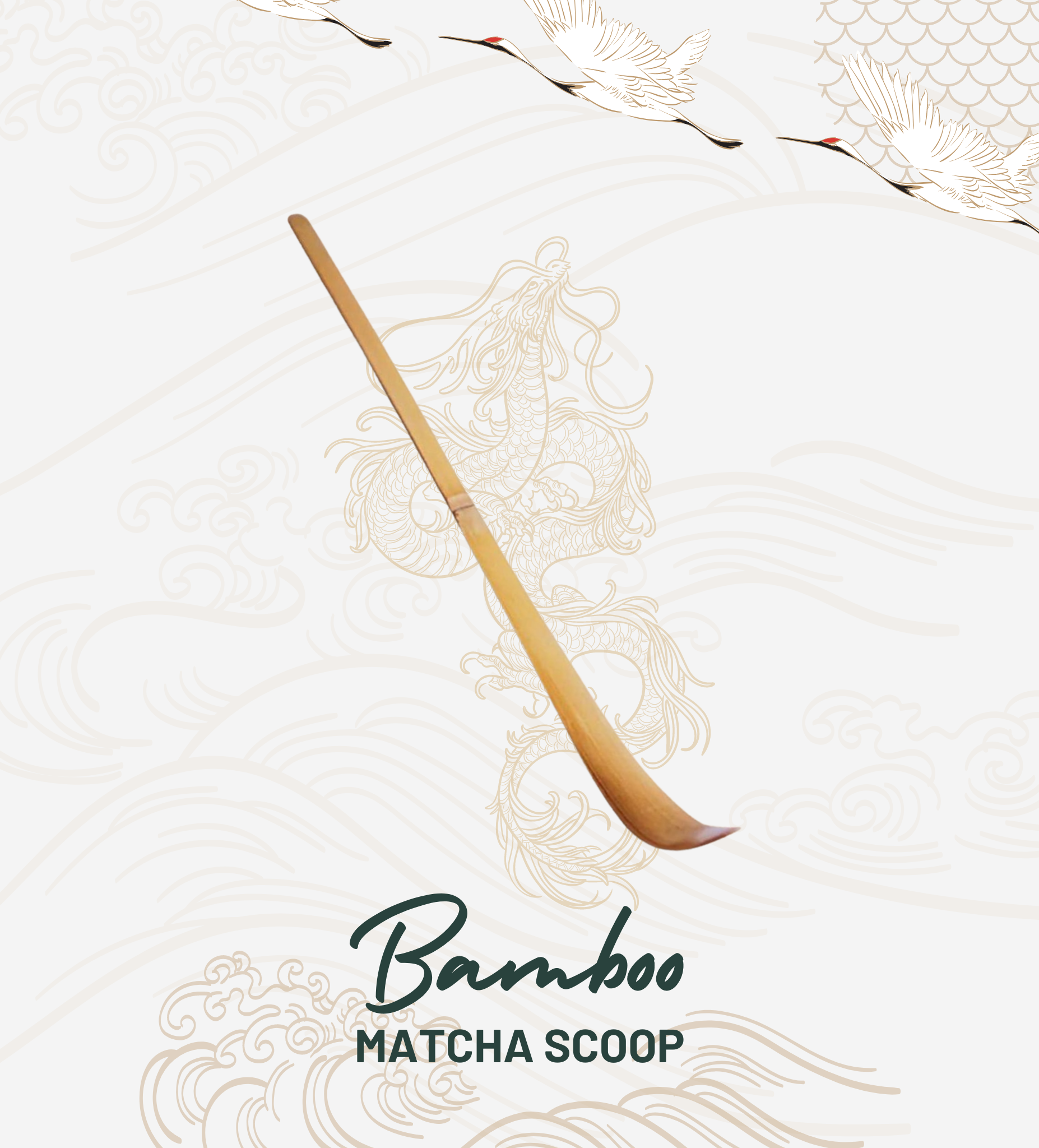 Premium Pure Matcha & Bamboo Matcha Whisk & Bamboo Matcha Spoon Set