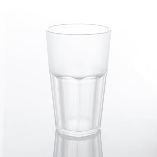 Şeffaf Premium Kumlu Bardak, 300 ML