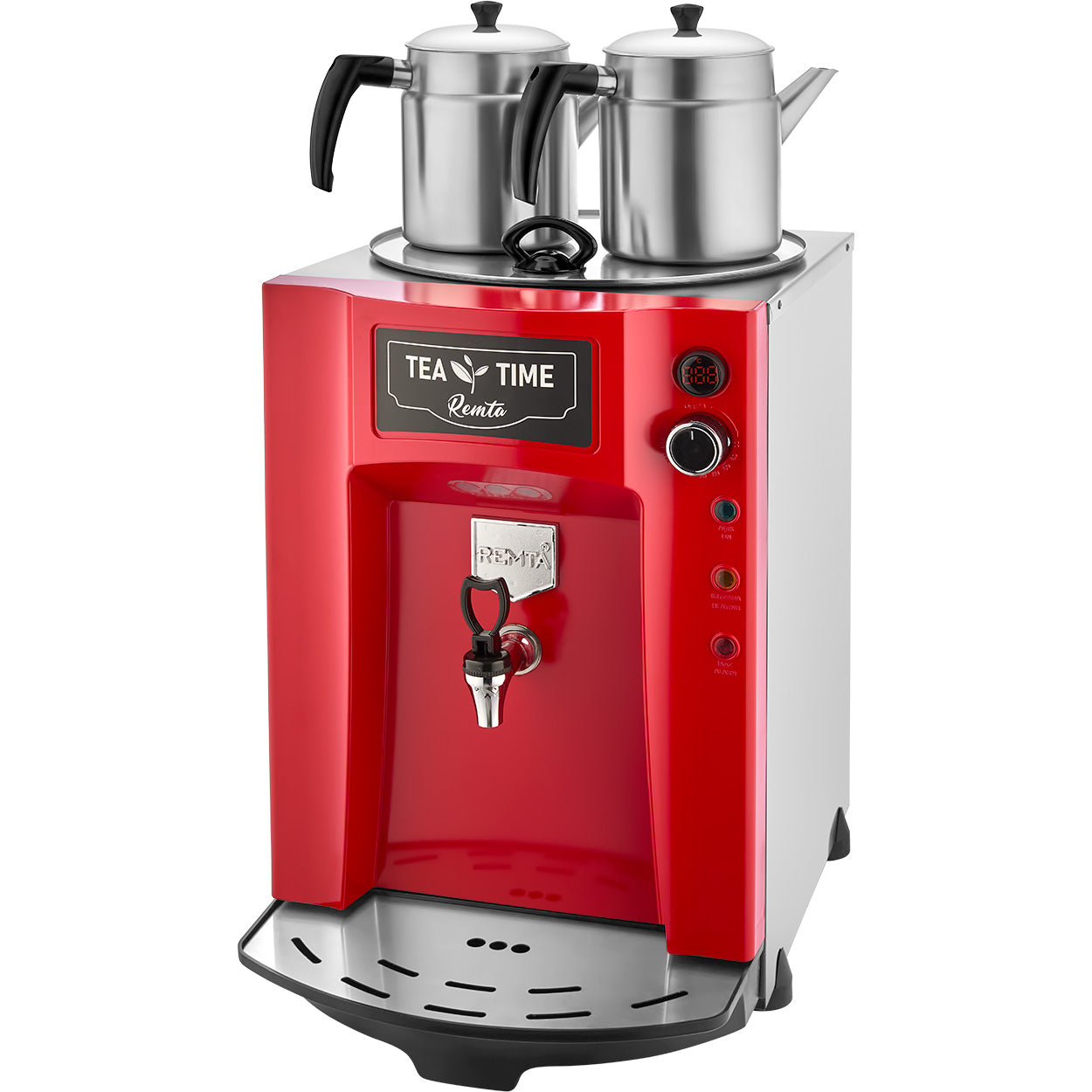 Remta 2 Demlikli 23 lt Premium Jumbo Çay Makinesi Şamandıralı - DE11SP