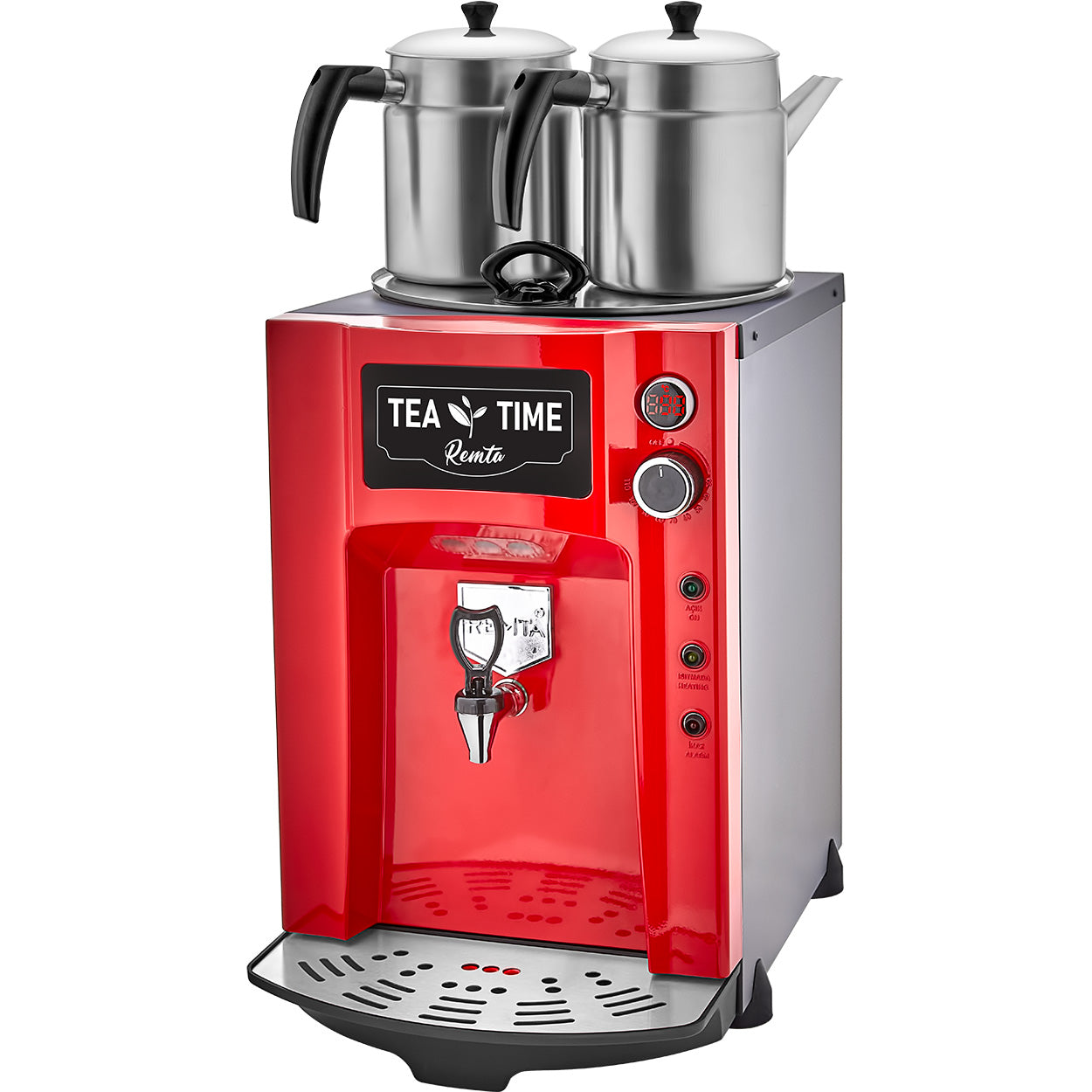 Remta 2 Demlikli 15 lt Premium Jumbo Çay Makinesi - DE12P