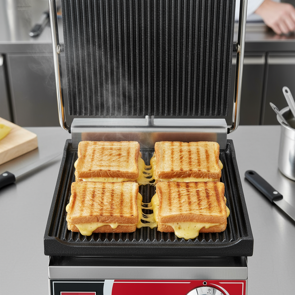Miletto 8 Dilim Elektrikli Döküm Profesyonel Tost Makinesi - M08D