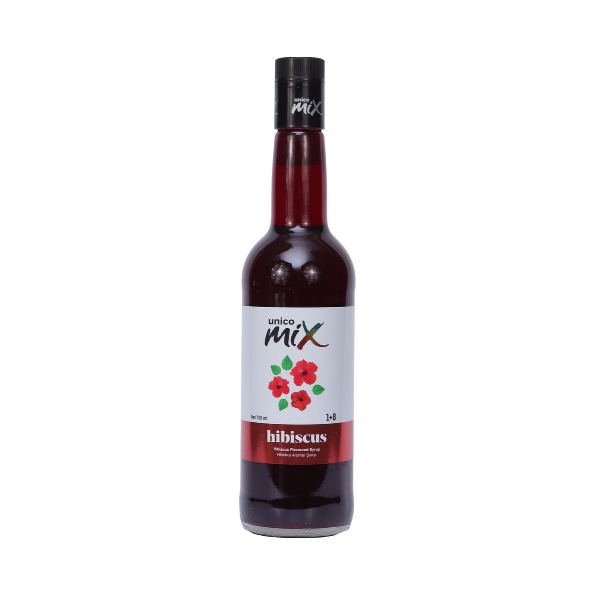 Unicomix Hibiskus Aromalı Şurup, 700 ML