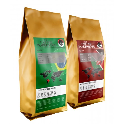 Avantaj Paket Brezilya 250 g + Kenya 250 g Filtre Kahve (Haftalık Kavrum)