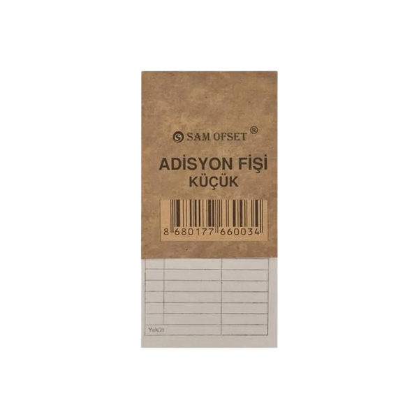 Adisyon Fişi (Küçük)