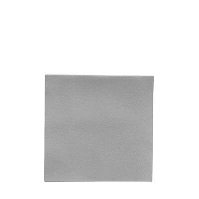 Airlaid Kumaş Dokulu Kare Gümüş Gri Peçete 20x20cm