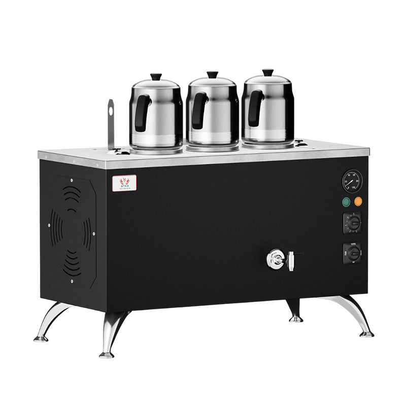 Anka Pro Full Otomatik 3 Demlikli Çay Kazanı, 30 L, Elektrikli, Siyah
