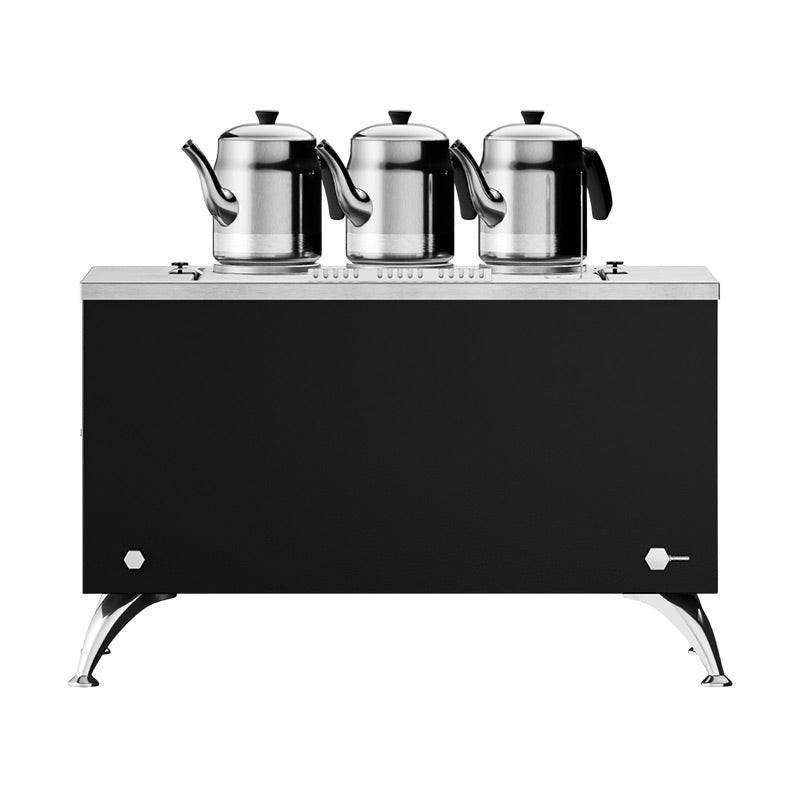 Anka Pro Full Otomatik 3 Demlikli Çay Kazanı, 30 L, Elektrikli, Siyah