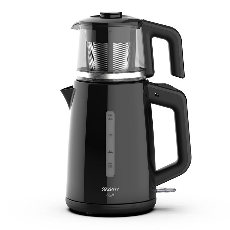 Arzum AR3151-01 Jollie Çay Makinesi, Siyah