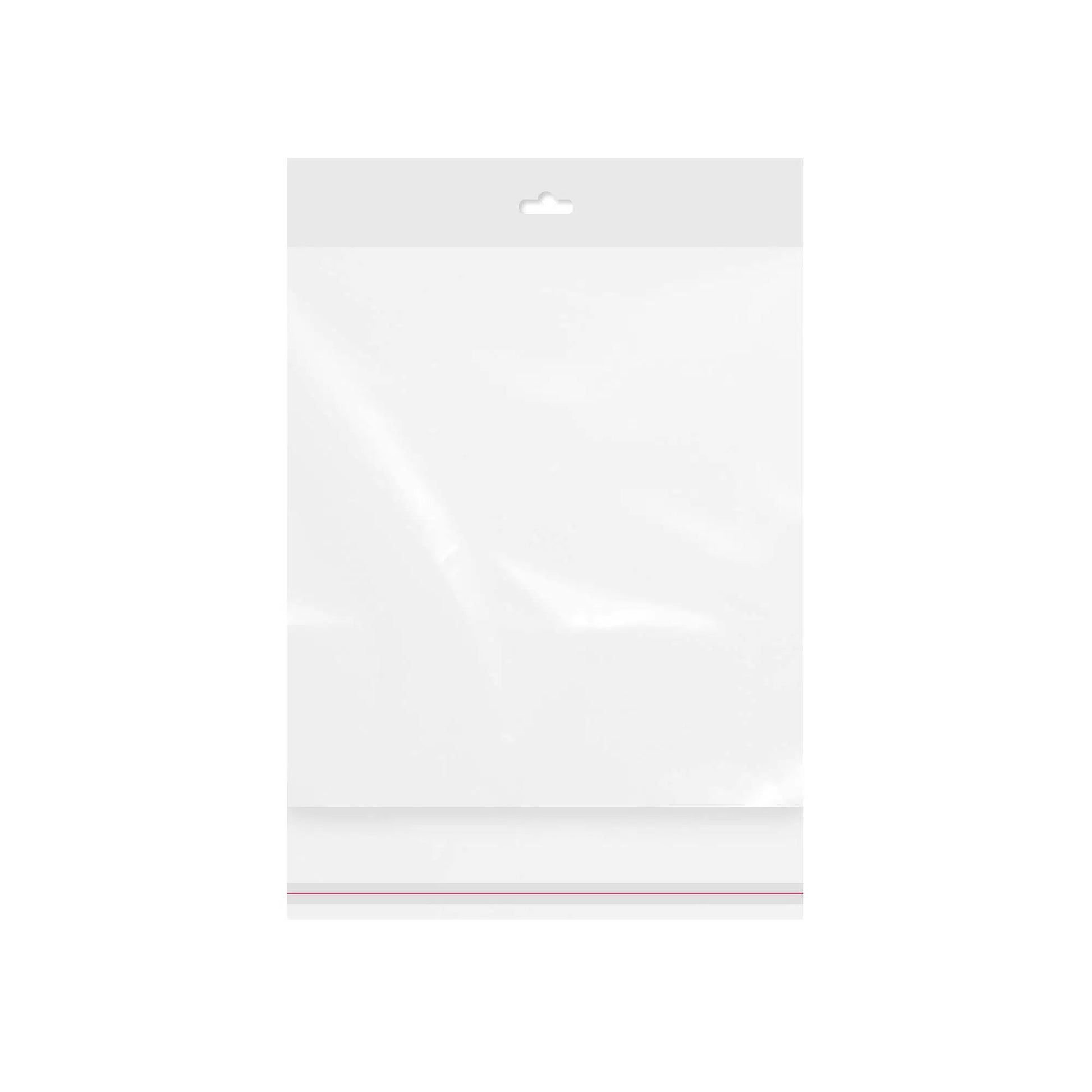 Askılı (Meksika Şapka) Bantlı Şeffaf Opp Torba 22x31+9 cm - 500 Adet