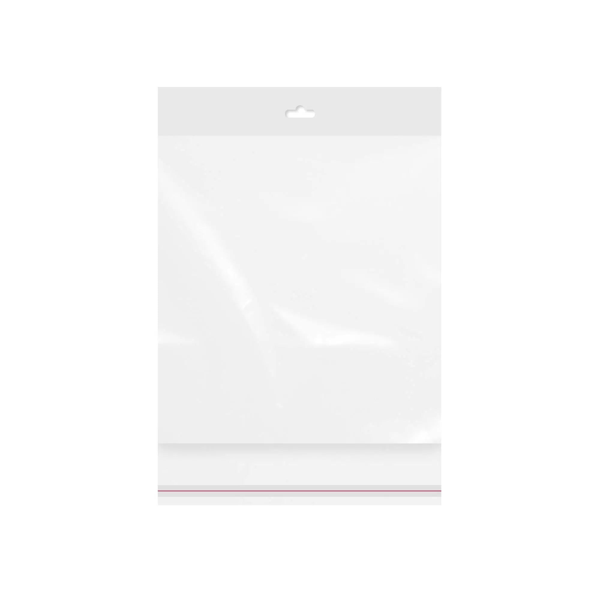 Askılı (Meksika Şapka) Bantlı Şeffaf Opp Torba 22x31+9 cm - 500 Adet