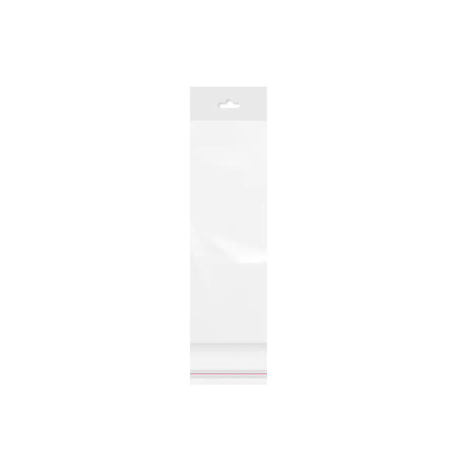 Askılı (Meksika Şapka) Bantlı Şeffaf Opp Torba 9x26+9 cm - 500 Adet