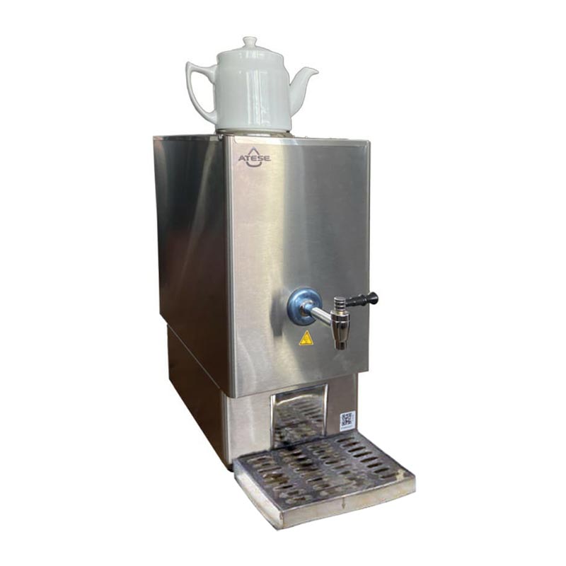 Ateşe Ayder Dijital Çay Kazanı, Tek Demlikli, 18 L, Inox