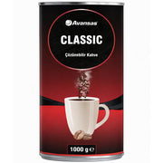 Avansas Classic Çözünebilir Kahve 1000 g Teneke Kutu