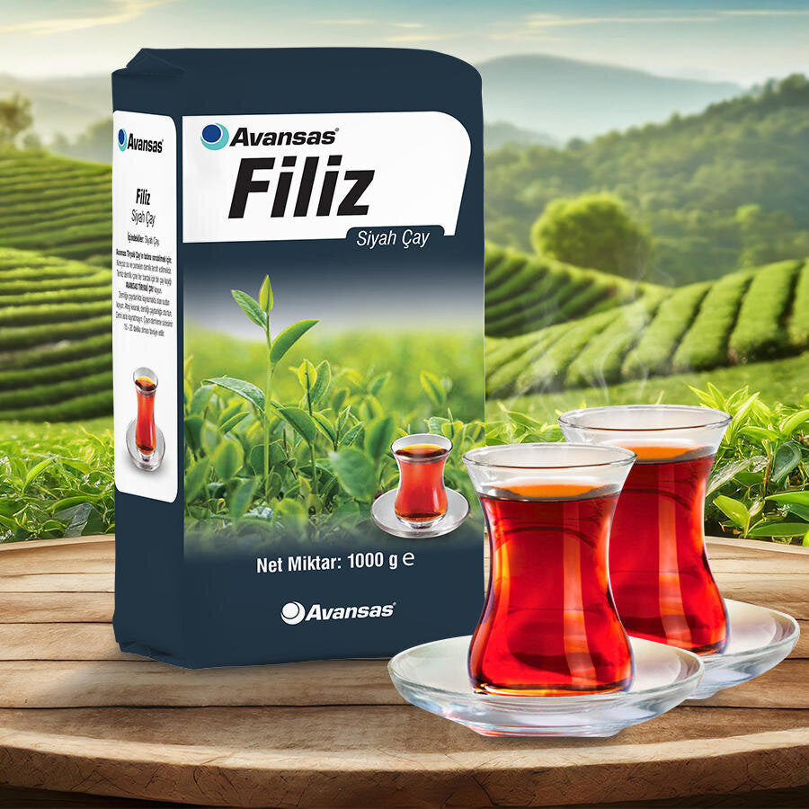 Avansas Filiz Siyah Çay 1000 g