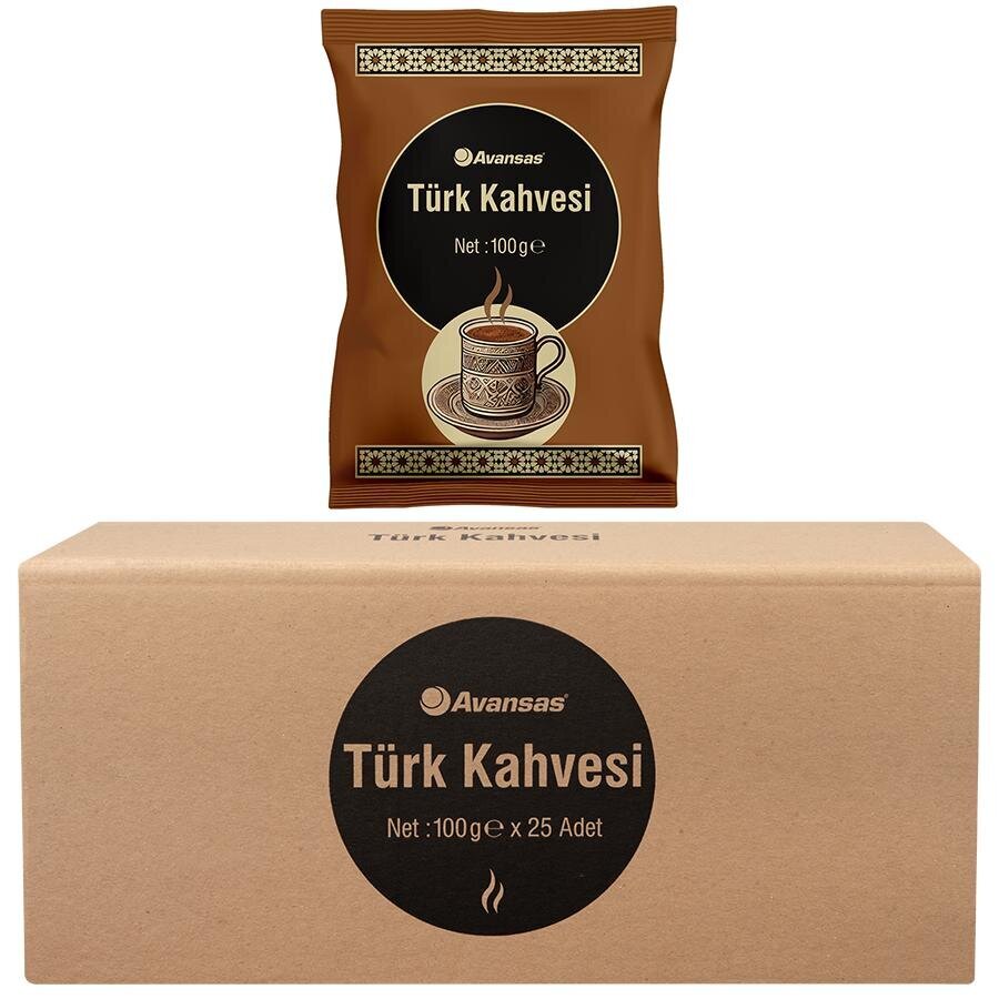 Avansas Türk Kahvesi 100 g x 25'li