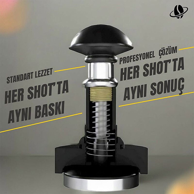 Aywens Kalibrasyonlu Tamper, 58 mm