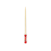 Bambu Dekoratif Kırmızı Örgülü Kürdan 12 cm - 50 Adet