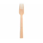 Bambu Lüks Tahta Çatal 17 cm
