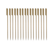Bambu Yassı 9 cm Çöp Şiş