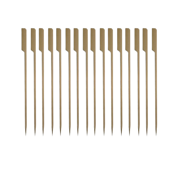 Bambu Yassı 9 cm Çöp Şiş