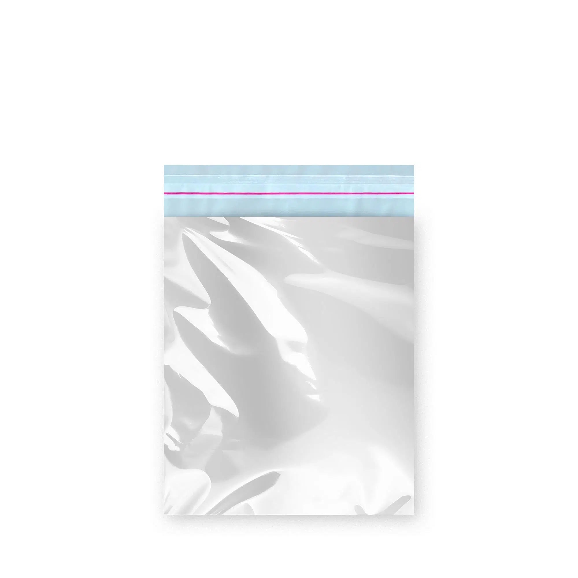 Bantlı Metalize Hediye Paketi Gümüş 12x17 cm - 100 Adet