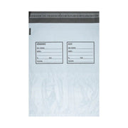 Kargo Poşeti Gri, Şeffaf Cepli G/A 30x38+5 cm 100 Adet