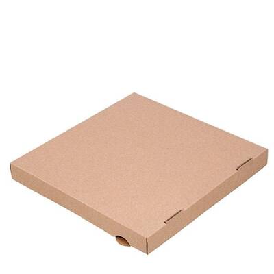 Baskısız Kraft Pizza Kutusu 26x26x4 cm
