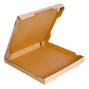 Baskısız Kraft Pizza Kutusu 33x33x3,5 cm