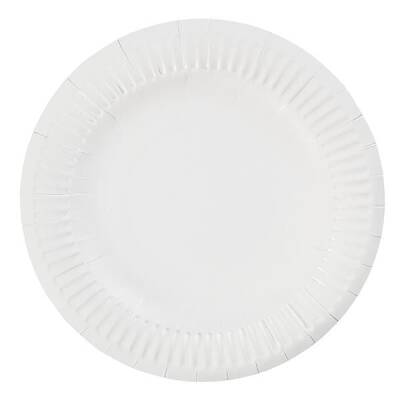 Beyaz Karton Tabak 23 cm