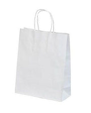 Beyaz Kraft Çanta Mini Boy 18x8x24 cm
