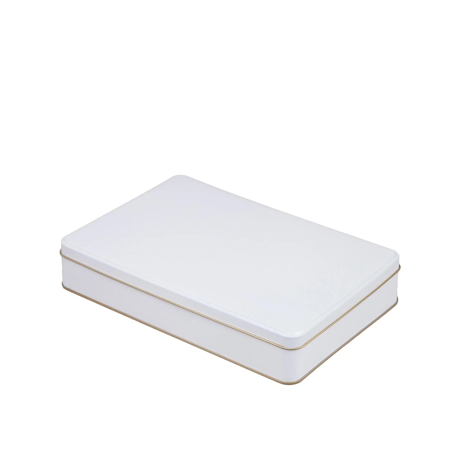 Beyaz Metal Kutu 26,5x17,5x4,5 cm