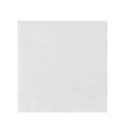Beyaz Kare Peçete 24x24cm 100'lü 50 Paket