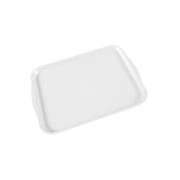 Beyaz Renk Plastik Tepsi 23x31