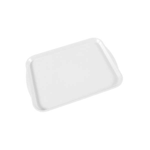 Beyaz Renk Plastik Tepsi 23x31