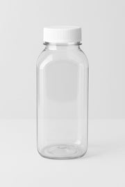 Plastik Kare Pet Şişe Kapaklı 300 cc 200 Adet