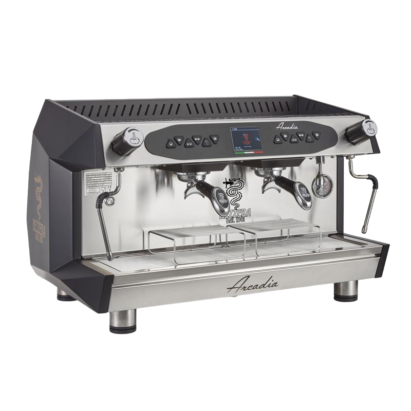 Bezzera Arcadia DE PID Espresso Kahve Makinesi, 2 Gruplu + Fiorenzato F64E Kahve Değirmeni, Siyah