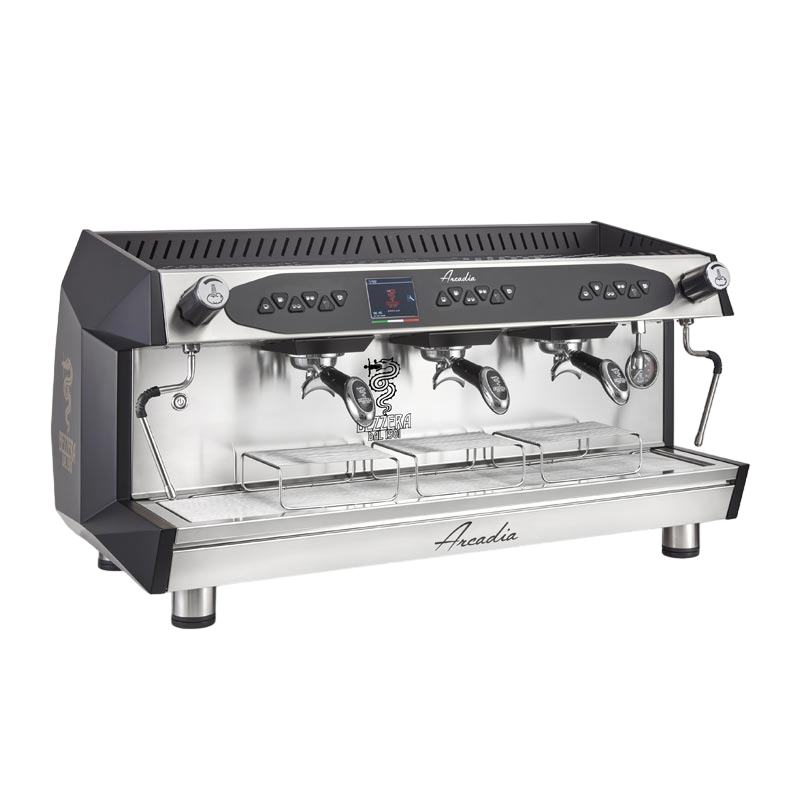Bezzera Arcadia DE PID Tall Cup Tam Otomatik Espresso Kahve Makinesi, 3 Gruplu, Mat Siyah