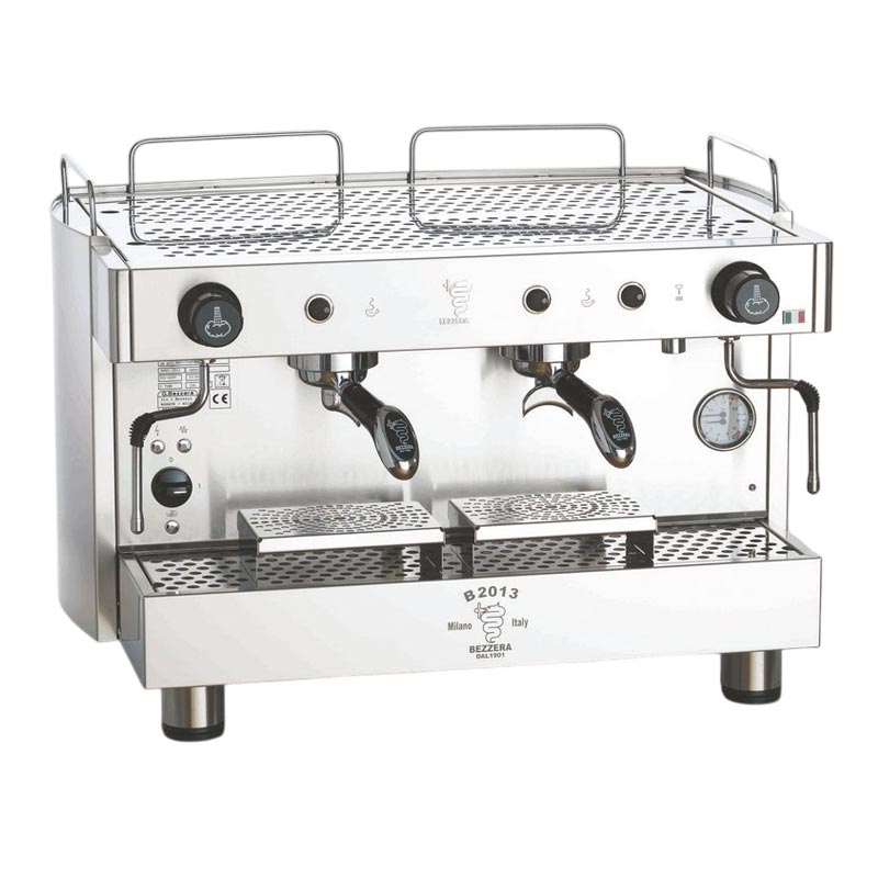 Bezzera B2016PM Tall Cup Yarı Otomatik Espresso Kahve Makinesi, 2 Gruplu