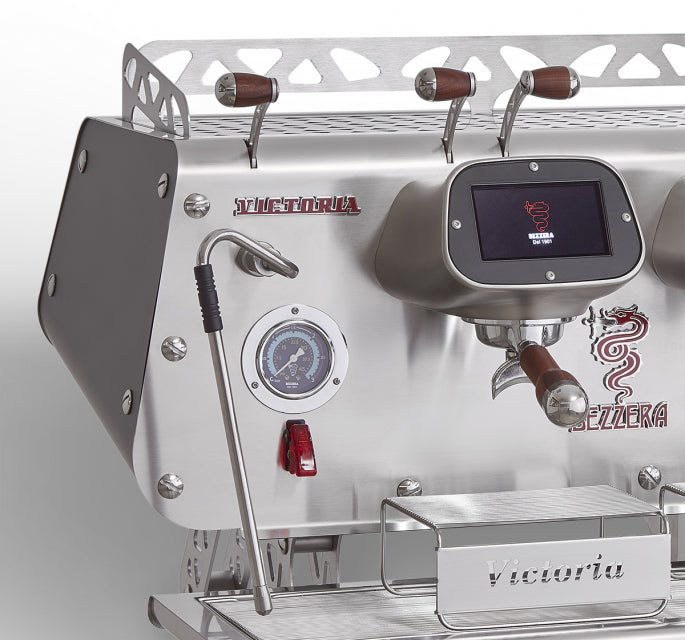 Bezzera Victoria Tall Cup Tam Otomatik Espresso Kahve Makinesi, 2 Gruplu, Siyah