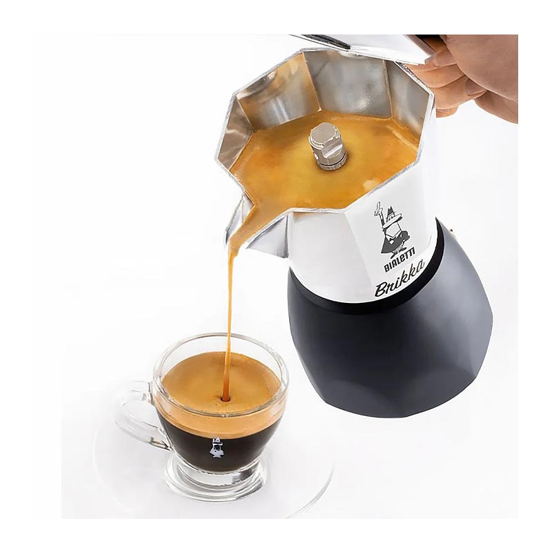 Bialetti New Brikka Moka Pot, 2 Cup